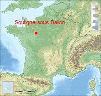 localisation mairie de Souligné-sous-Ballon