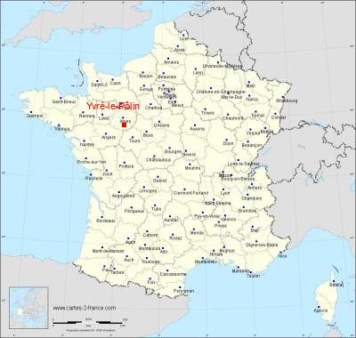 Carte de Yvré-le-Pôlin