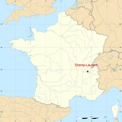 Fond de carte avec Champ-Laurent