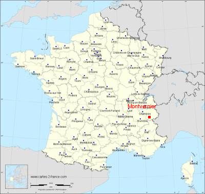 Carte de Montvernier