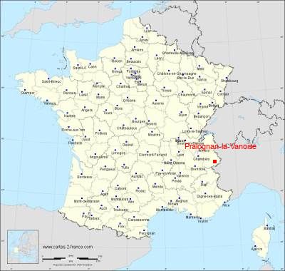 Carte de Pralognan-la-Vanoise