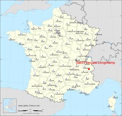 Carte de Saint-François-Longchamp