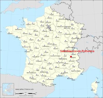 Carte de Saint-Maurice-de-Rotherens