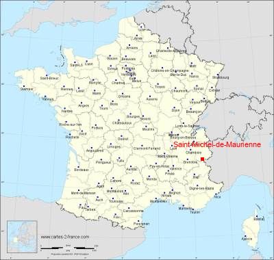 Carte de Saint-Michel-de-Maurienne