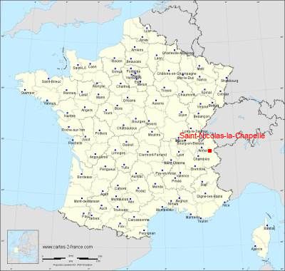 Carte de Saint-Nicolas-la-Chapelle