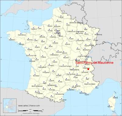 Carte de Saint-Rémy-de-Maurienne