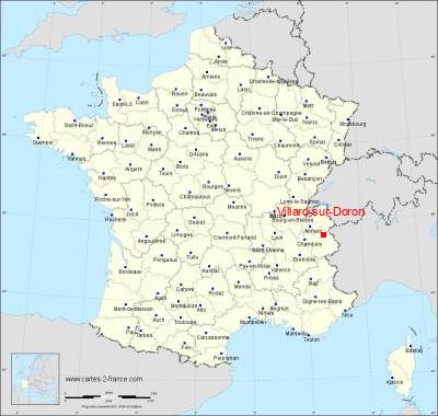 Carte de Villard-sur-Doron