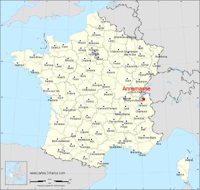 Carte de Annemasse