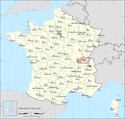 Carte de Duingt