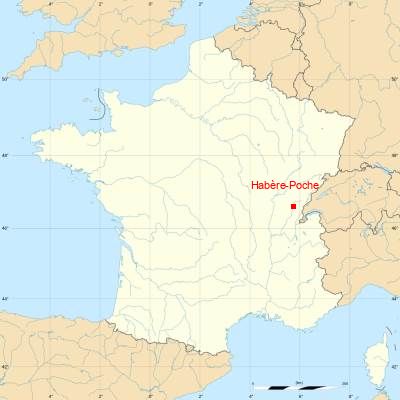 Fond de carte avec Habère-Poche