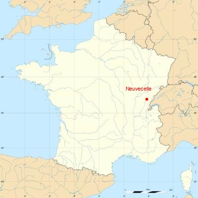 Fond de carte avec Neuvecelle