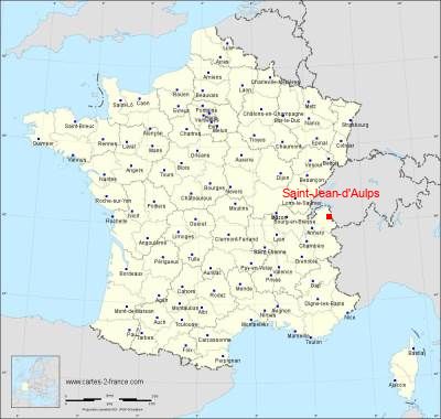 Carte de Saint-Jean-d'Aulps