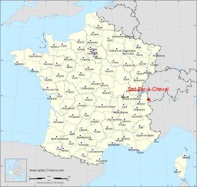 Carte de Sixt-Fer-à-Cheval