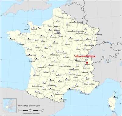 Carte de Villy-le-Pelloux