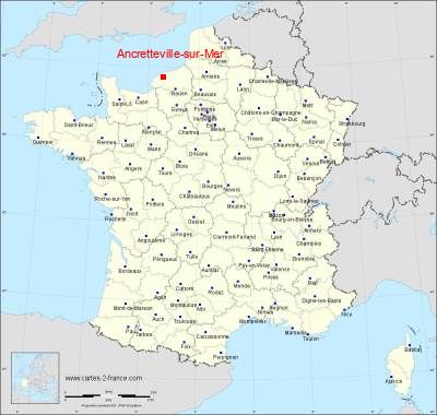 Carte de Ancretteville-sur-Mer