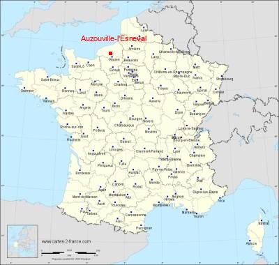 Carte de Auzouville-l'Esneval