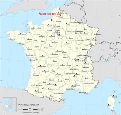 Carte de Avesnes-en-Val