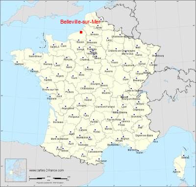Carte de Belleville-sur-Mer