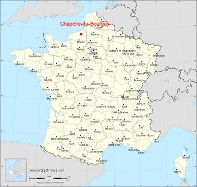 Carte de Chapelle-du-Bourgay