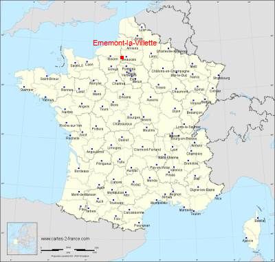 Carte de Ernemont-la-Villette