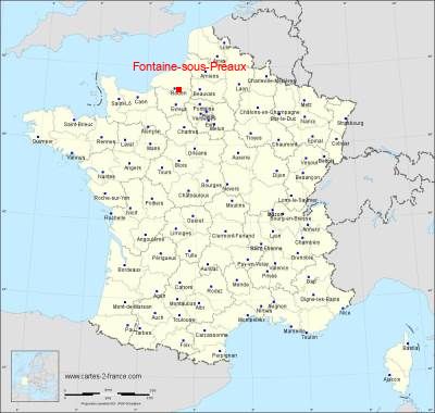 Carte de Fontaine-sous-Préaux