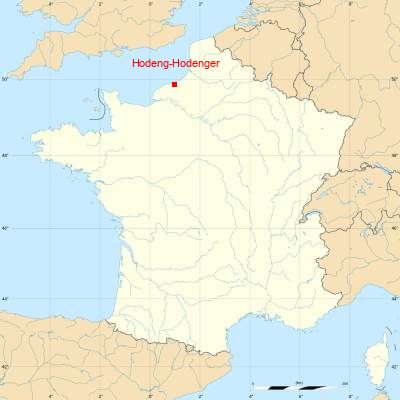 Fond de carte avec Hodeng-Hodenger