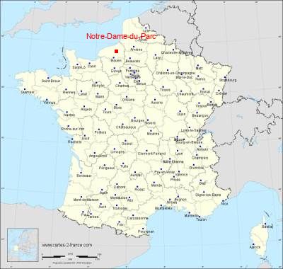 Carte de Notre-Dame-du-Parc