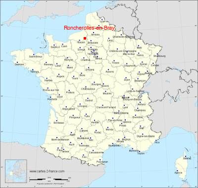 Carte de Roncherolles-en-Bray