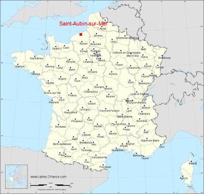 Carte de Saint-Aubin-sur-Mer