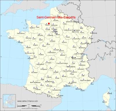 Carte de Saint-Germain-des-Essourts