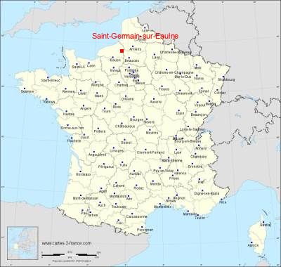 Carte de Saint-Germain-sur-Eaulne