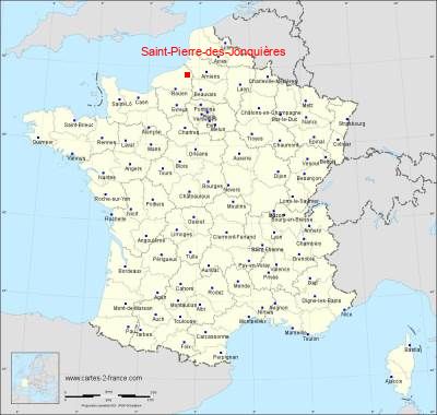 Carte de Saint-Pierre-des-Jonquières