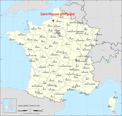 Carte de Saint-Riquier-en-Rivière