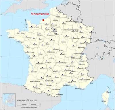 Carte de Vinnemerville