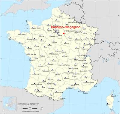 Carte de Bannost-Villegagnon