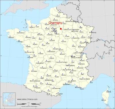 Carte de Chamigny