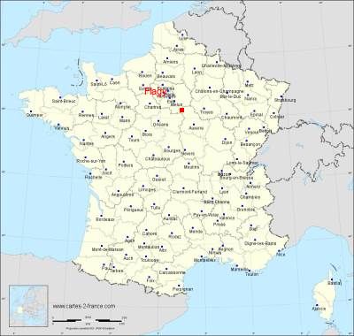 Carte de Flagy