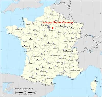 Carte de Lumigny-Nesles-Ormeaux
