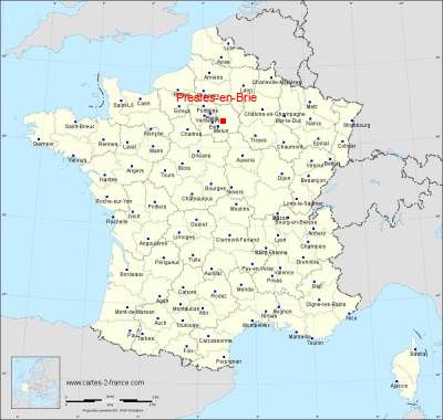Carte de Presles-en-Brie