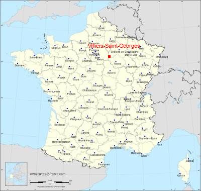 Carte de Villiers-Saint-Georges