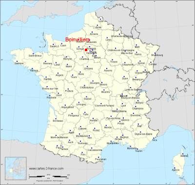 Carte de Boinvilliers