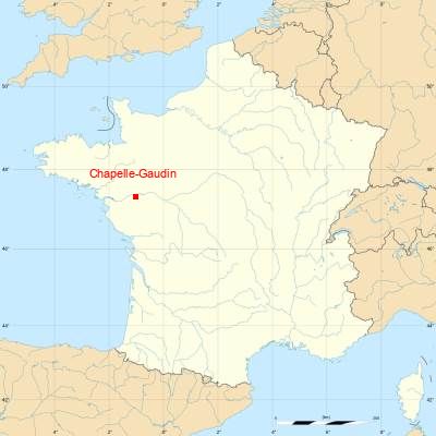 Fond de carte avec Chapelle-Gaudin
