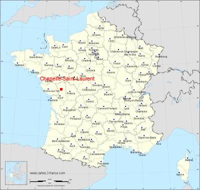 Carte de Chapelle-Saint-Laurent