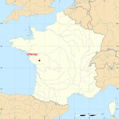 Fond de carte avec Chenay