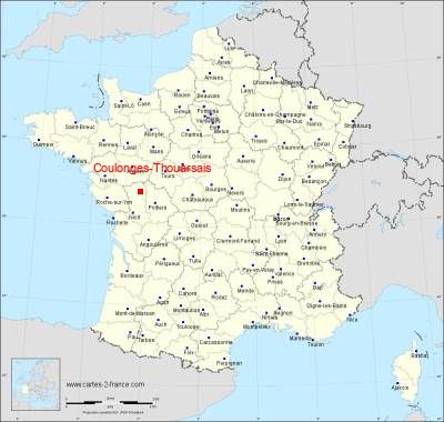 Carte de Coulonges-Thouarsais