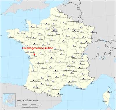 Carte de Coulonges-sur-l'Autize