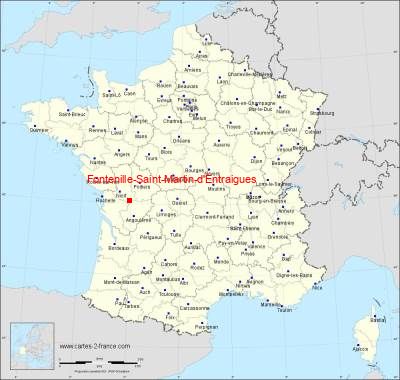 Carte de Fontenille-Saint-Martin-d'Entraigues