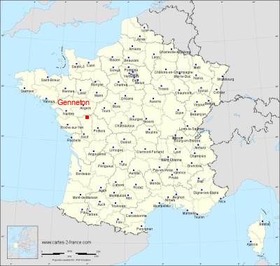 Carte de Genneton