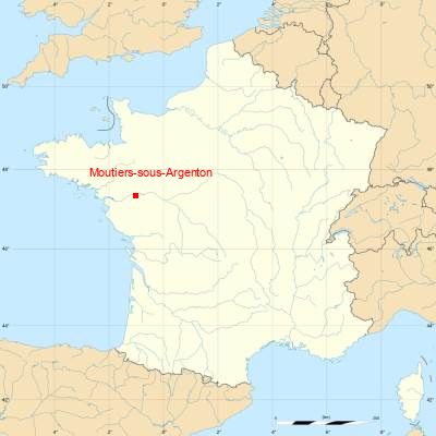 Fond de carte avec Moutiers-sous-Argenton