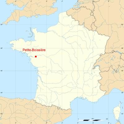 Fond de carte avec Petite-Boissière